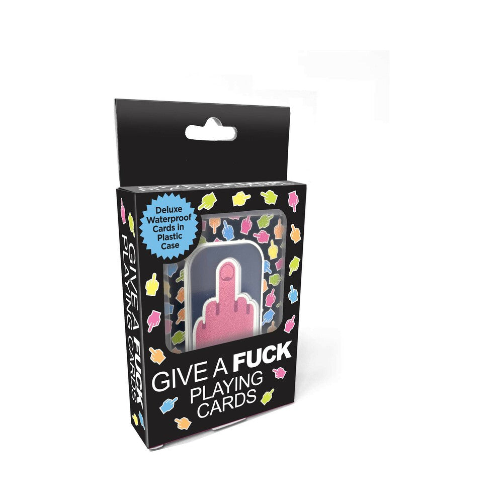 Give A Fuck Waterproof Playing Cards w/Plastic Case