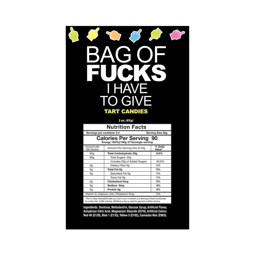 Bag of Fucks I Have To Give 3oz