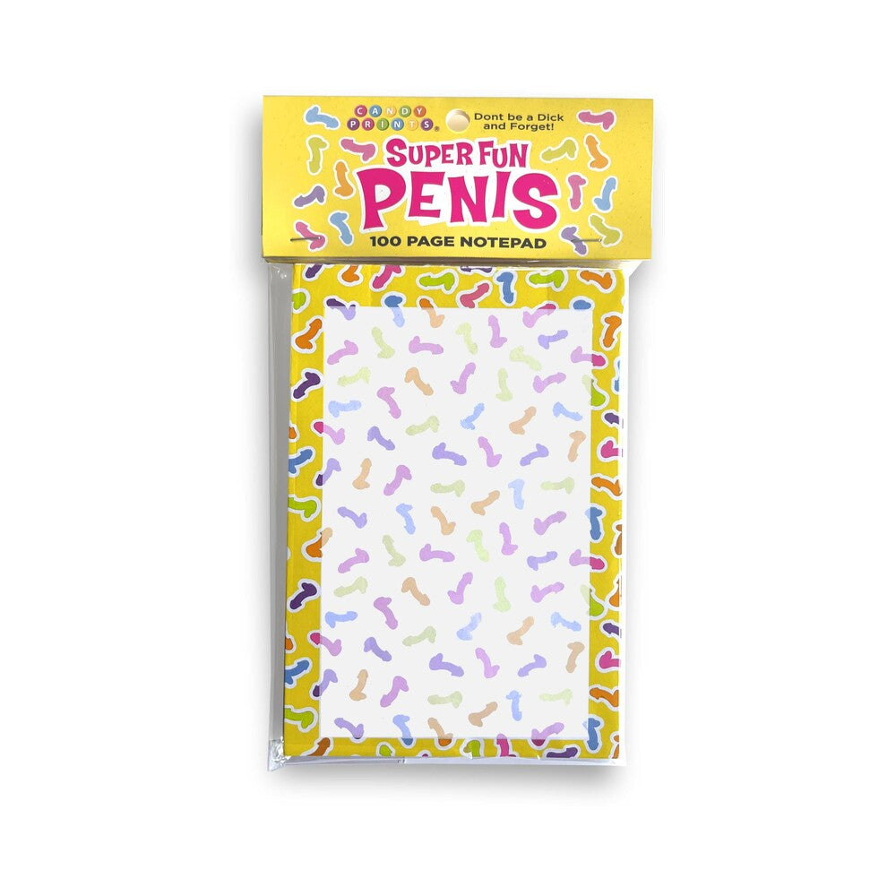 Super Fun Penis Notepad