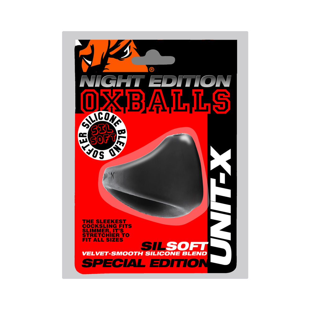 Oxballs Unit-X Stretchy & Slimmer Fit Cock Sling - Special Edition Black