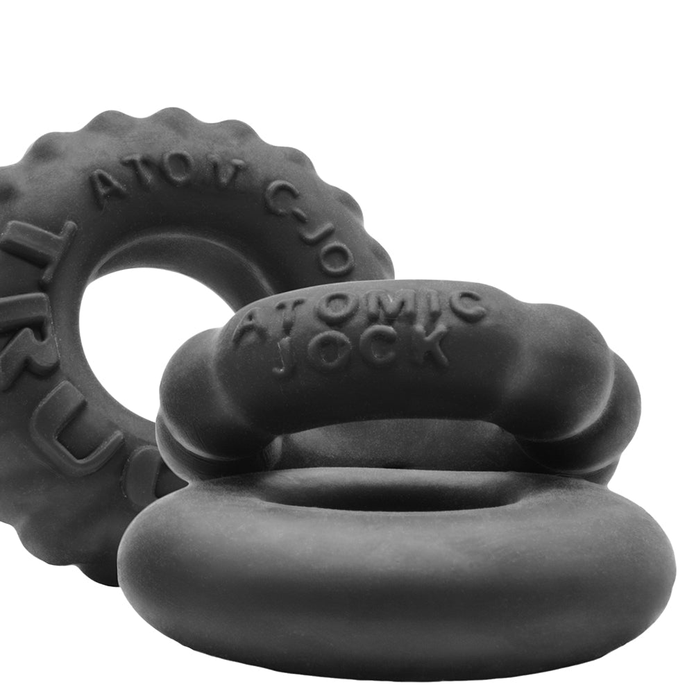 Oxballs Bonemaker Boner Cock Ring Kit Pack of 3 - Special Edition Night