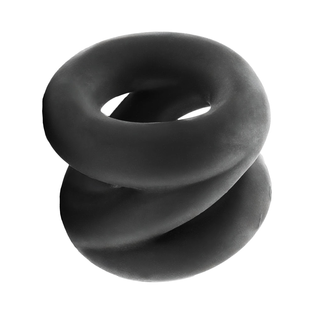 Oxballs Z-Balls Zig Zag Cock Ring & Ball Stretcher - Special Edition Night