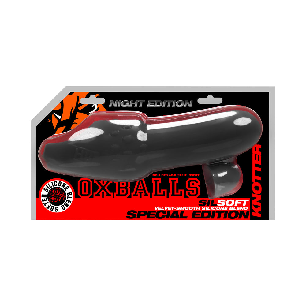 Oxballs Knotter Velvety Swelled Adjust-Fit Cocksheath - Special Edition Night