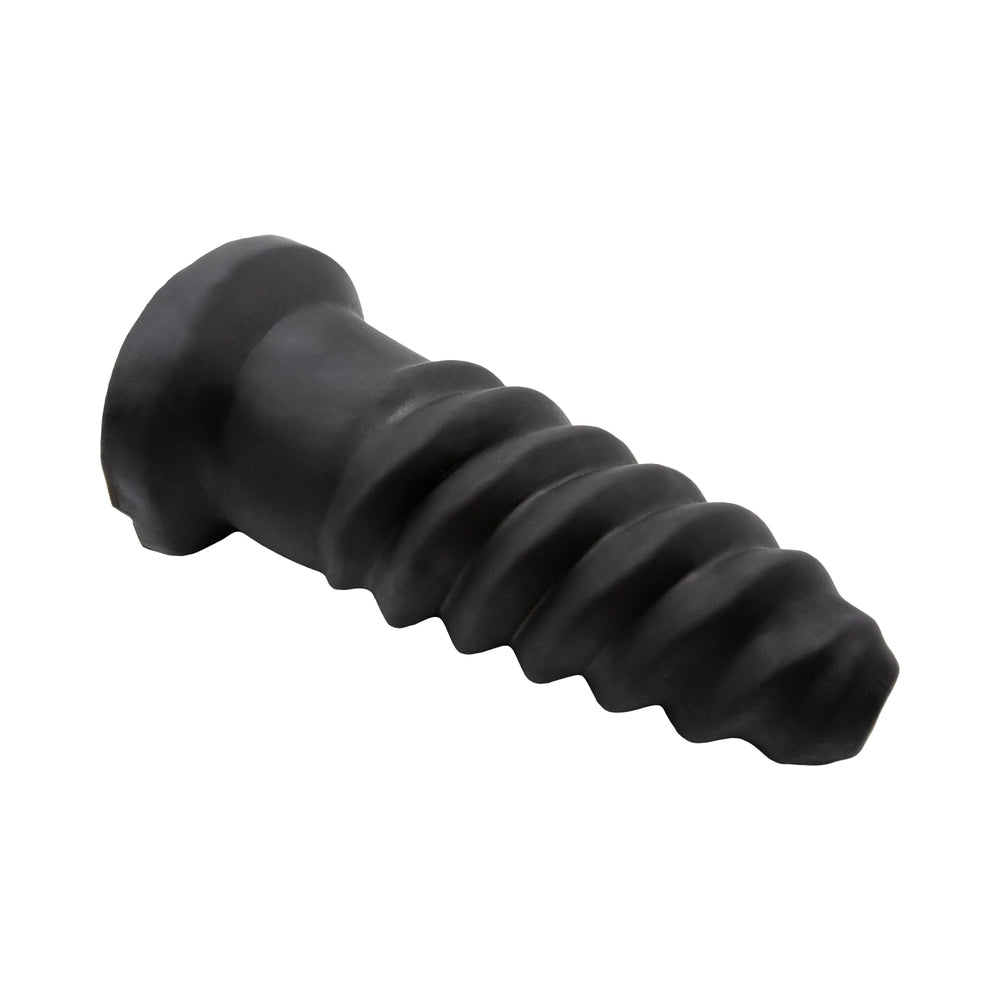 Oxballs Screwdhole Screw'd-in Open Tip Masturbator - Black