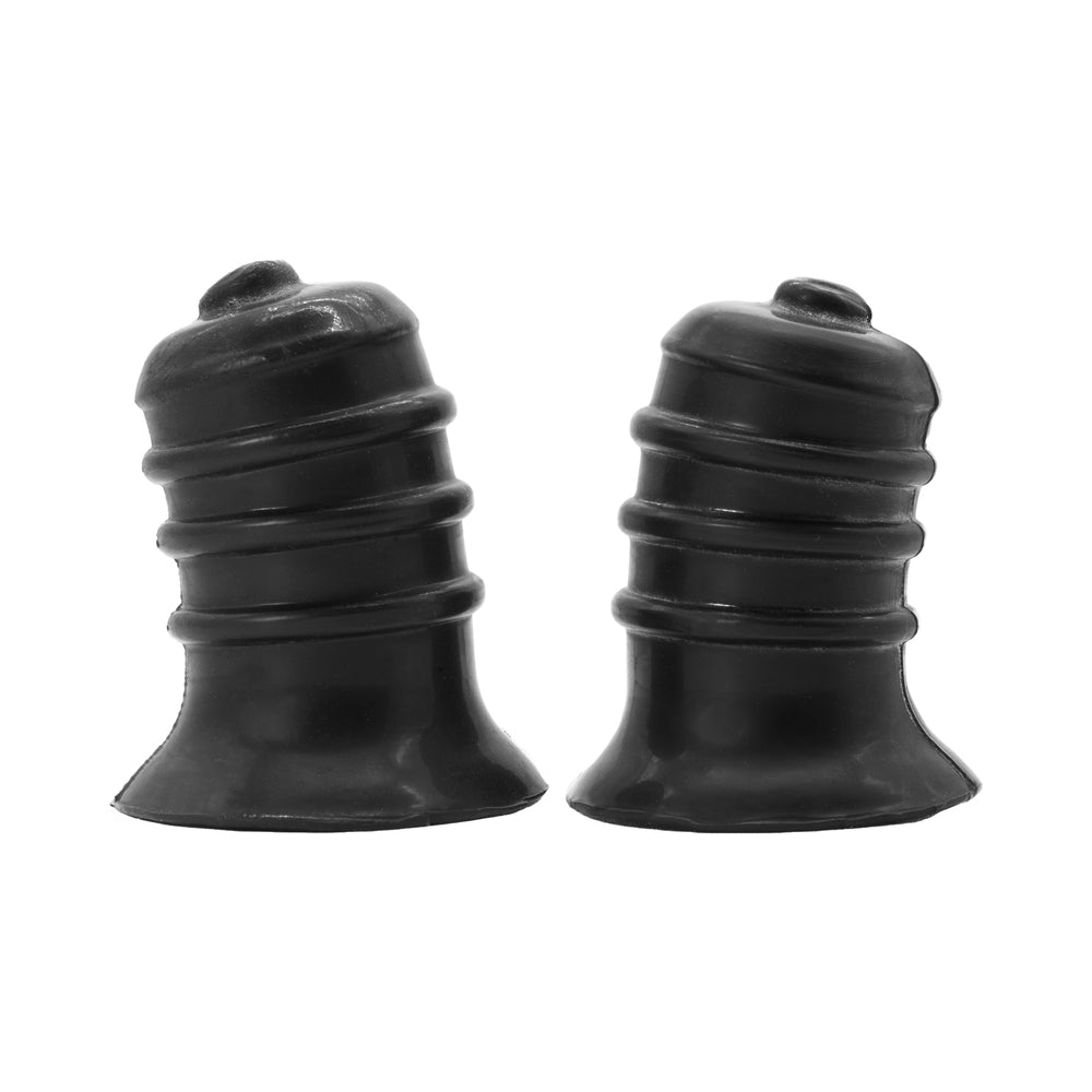Oxballs Ribnibs Curved Springy-Ribbed Nip Suckers - Special Edition Night
