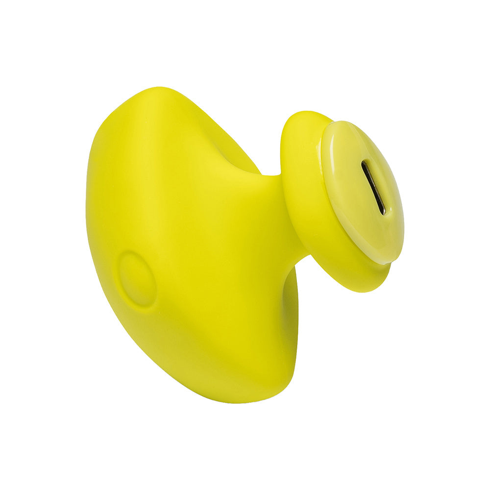 Dame Fin 2.0 Finger Vibrator - Citrus