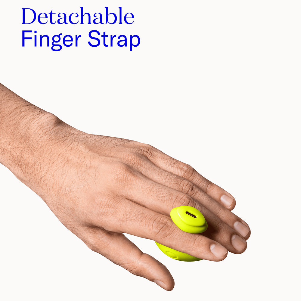 Dame Fin 2.0 Finger Vibrator - Citrus