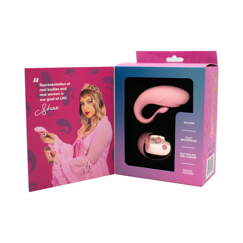 Natalie's Toy Box Orcasm Remote Controlled Wearable Egg Vibrator - Pink