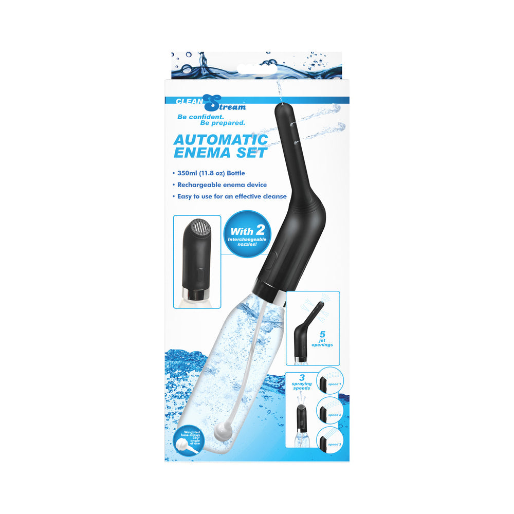Automatic Travel Enema Set w/2 Nozzles - 350 ml