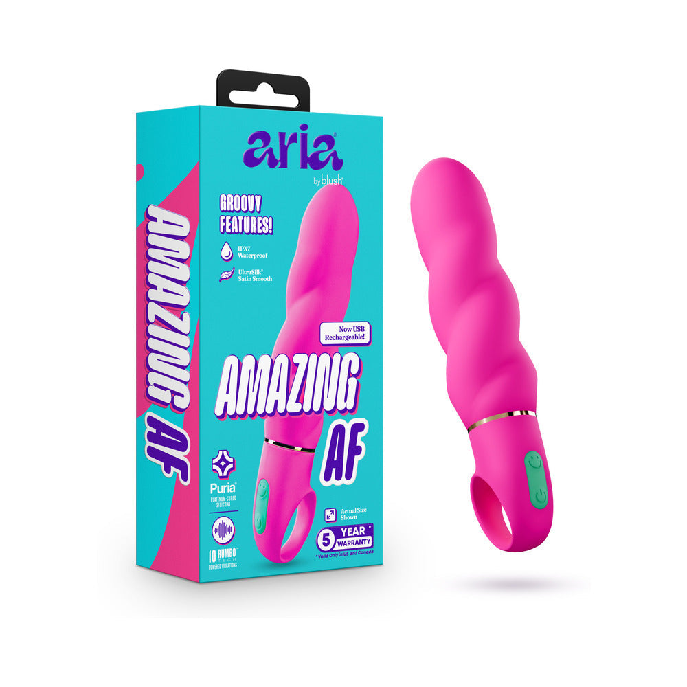 Aria - Amazing AF 2.0 - Rechargeable Vibe - Fuchsia
