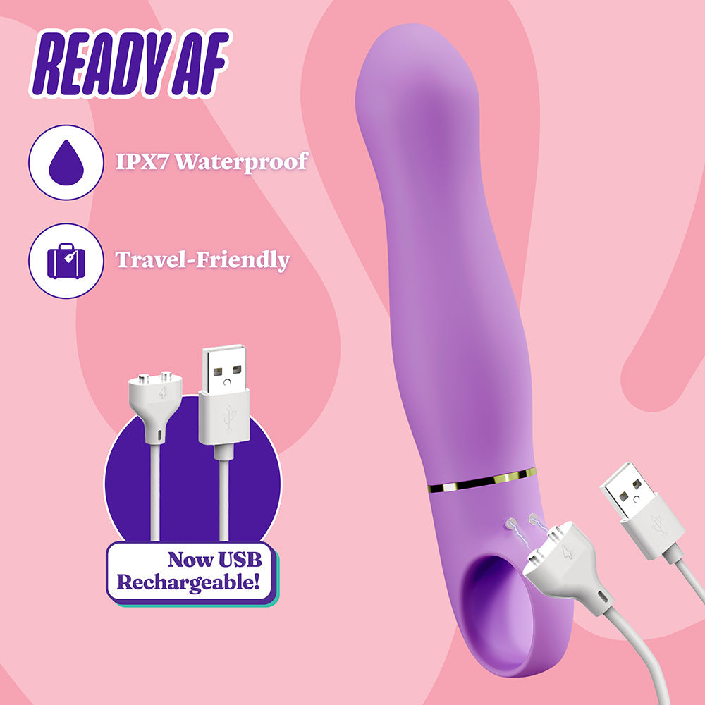 Aria - Exciting AF 2.0 - Rechargeable Vibe - Indigo