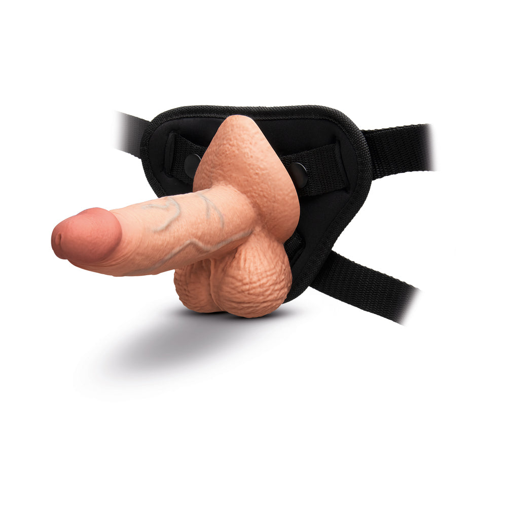 b-Vibe Slipskin 6" Girthy - Mocha