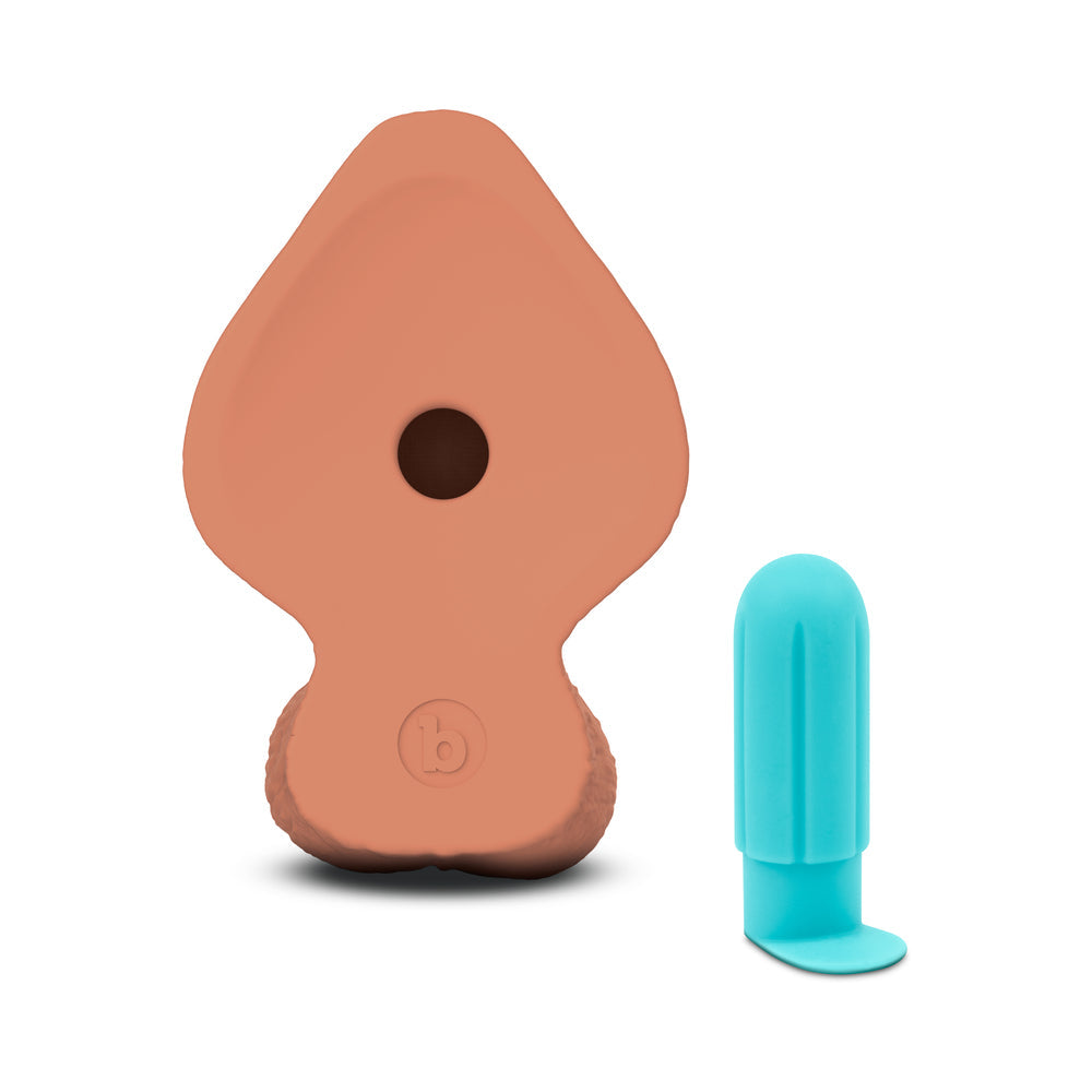 b-Vibe Slipskin 9" Girthy - Mocha