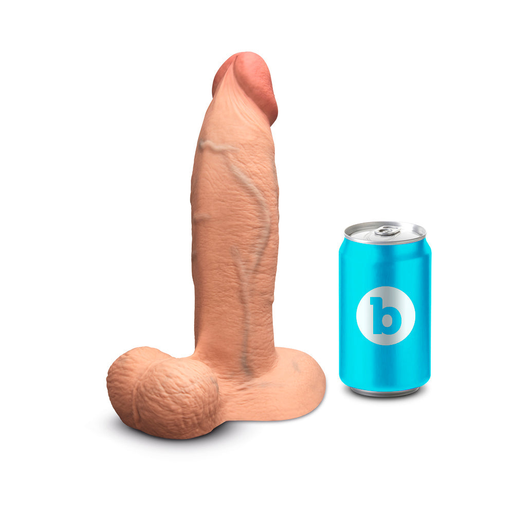b-Vibe Slipskin 9" Girthy - Mocha