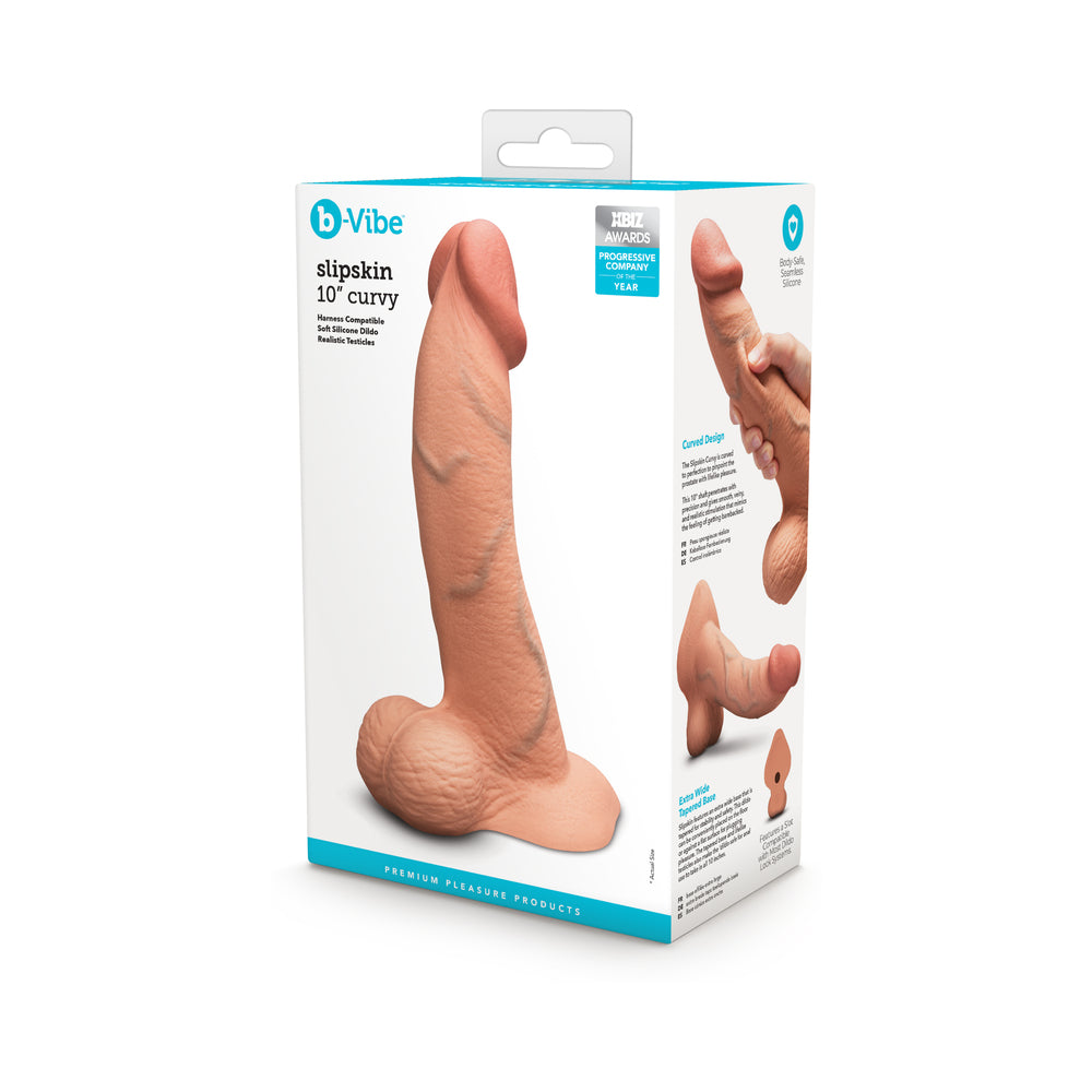 b-Vibe Slipskin 10" Curvy - Mocha