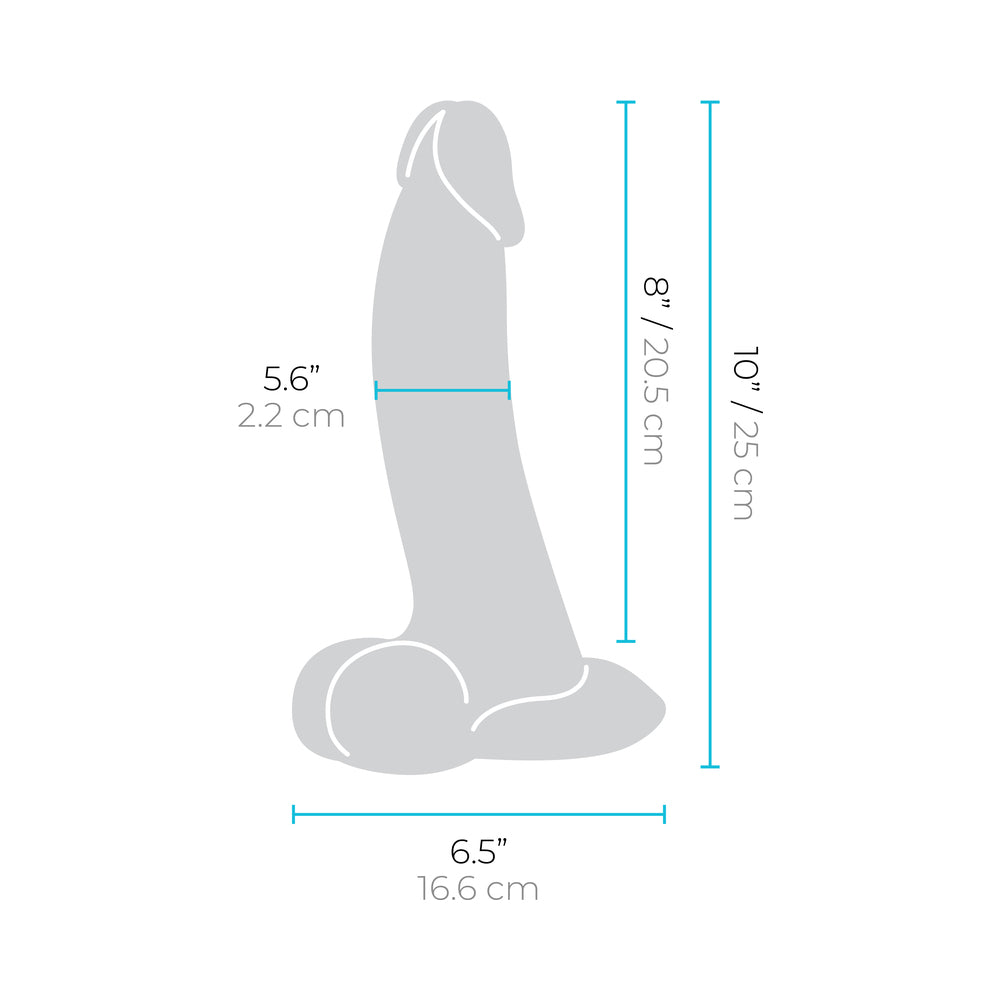 b-Vibe Slipskin 10" Curvy - Mocha