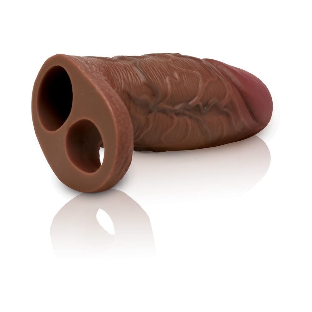 Curve Toys Jock Silicone Penis Extension Sleeve - Dark