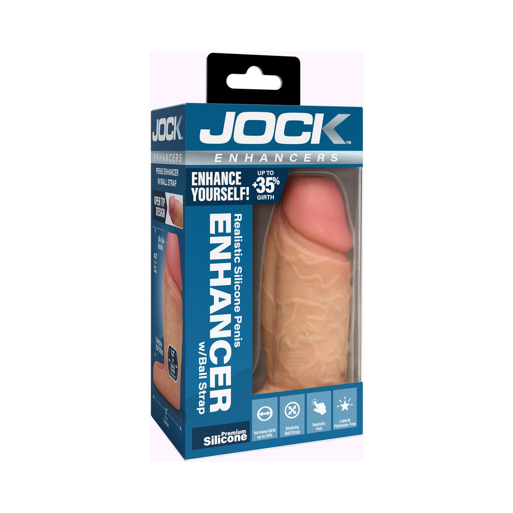 JOCK Enhancers Penis Enhancer with Ball Strap-Light