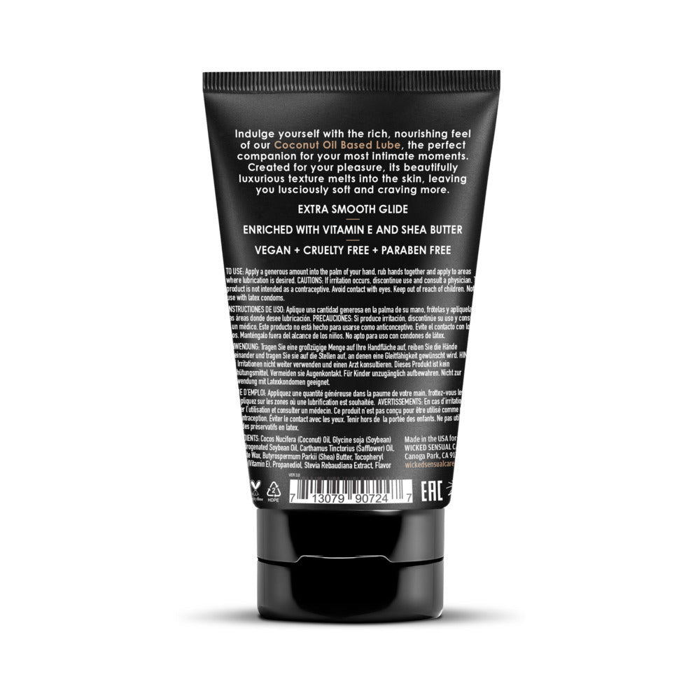 Wicked Sensual Care Coconut Oil Based Intimate Lubricant 4oz