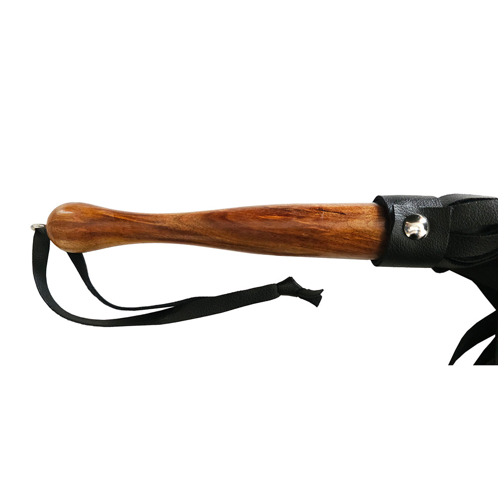 Rouge Fetish Play Vegan Flogger - Black