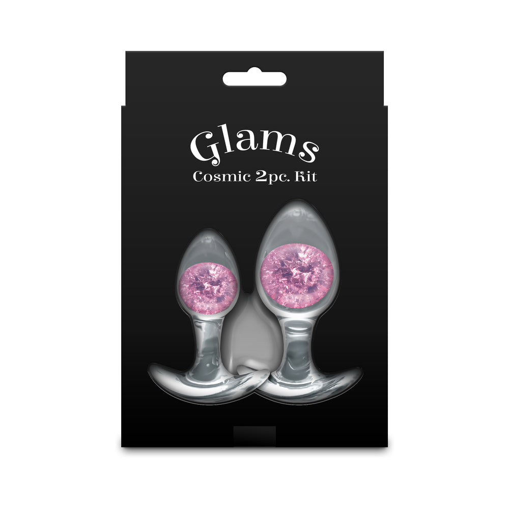 Cosmic Glams 2 pc Plug Kit - Pink