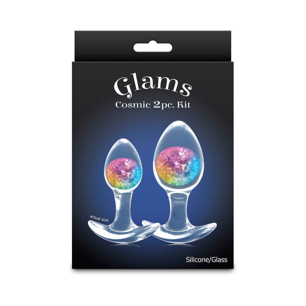 Cosmic Glams 2 pc Plug Kit - Rainbow