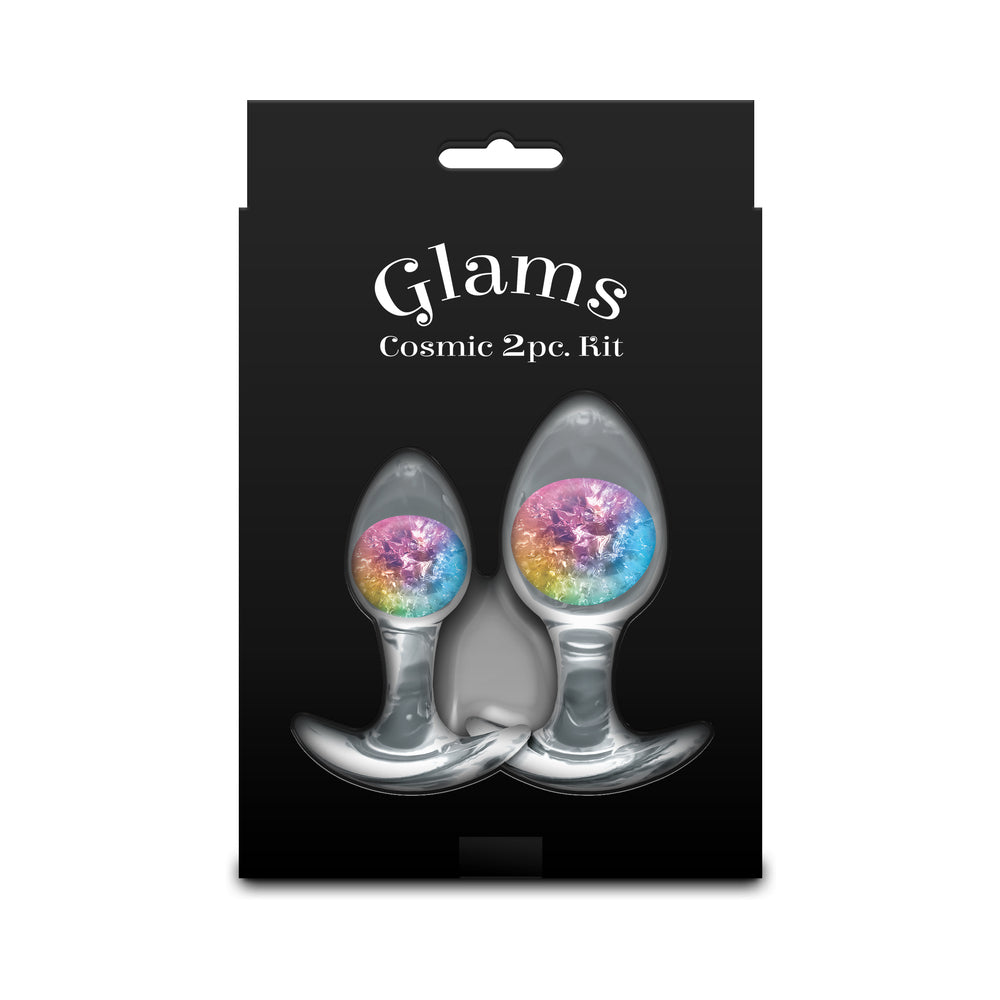 Cosmic Glams 2 pc Plug Kit - Rainbow