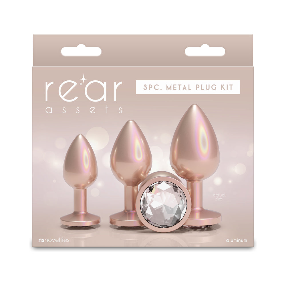 Rear Assets 3 pc Trainer Kit w/Clear Gem - Iridescent Champagne