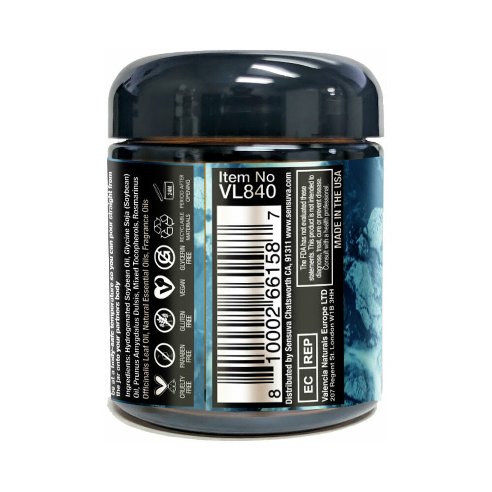 Sensuva Luxury Massage Candle-Lit Sweet Temptation 4oz