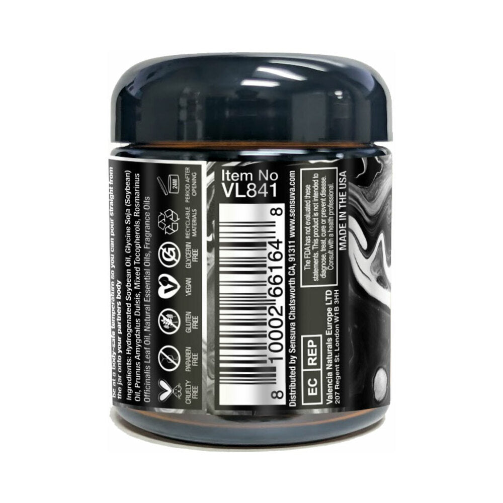 Sensuva Luxury Massage Candle-Hero Dark Temptation 4oz