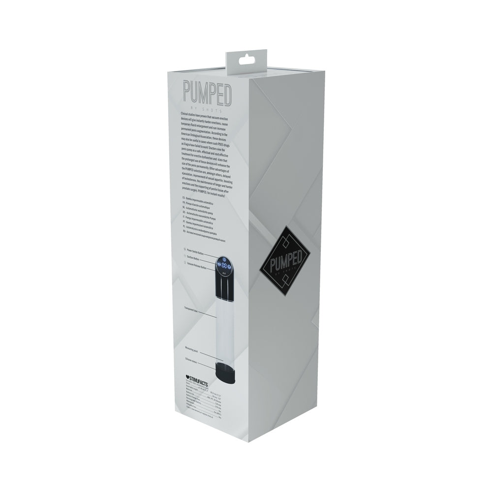 Shots Pumped Automatic Penis Pump - Black