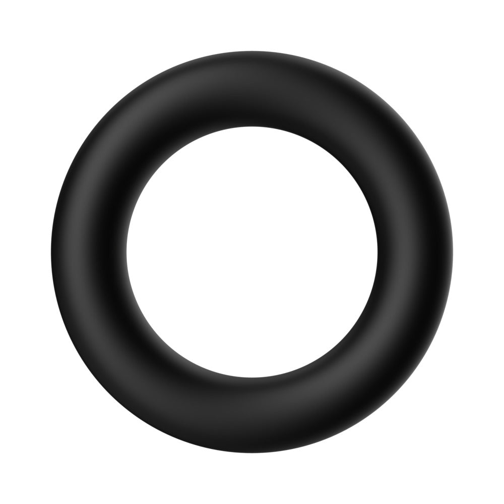 Forto Trio Cock Ring Set - Black