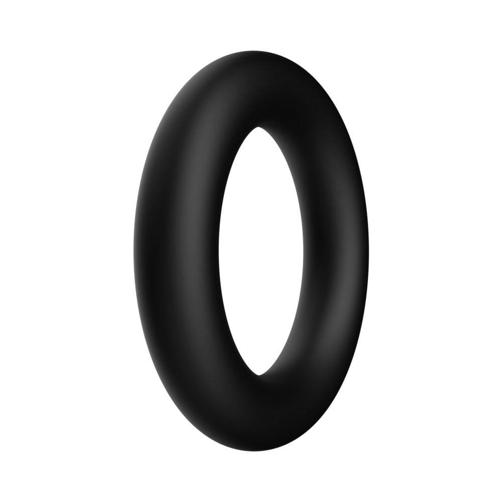Forto Trio Cock Ring Set - Black