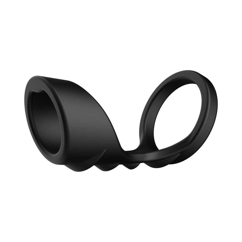 Forto Textured Bridge Cock Sling - Black