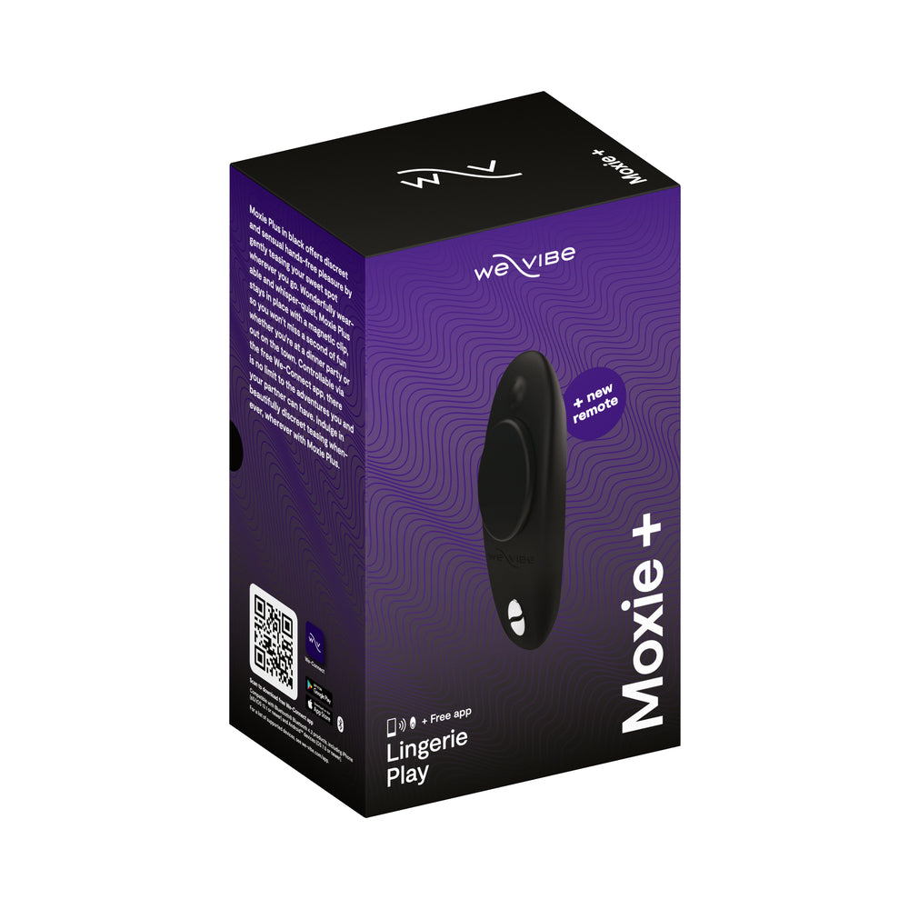 We-Vibe Moxie+ Panty Vibe - Satin Black