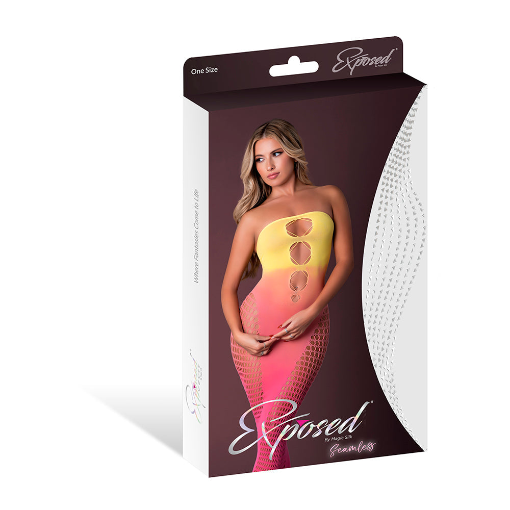 Seamless Sleeveless Gown - Sunset Ombre O/S
