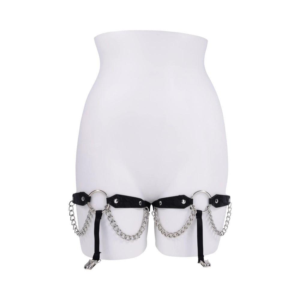 Sex & Mischief Chain Lace Garters
