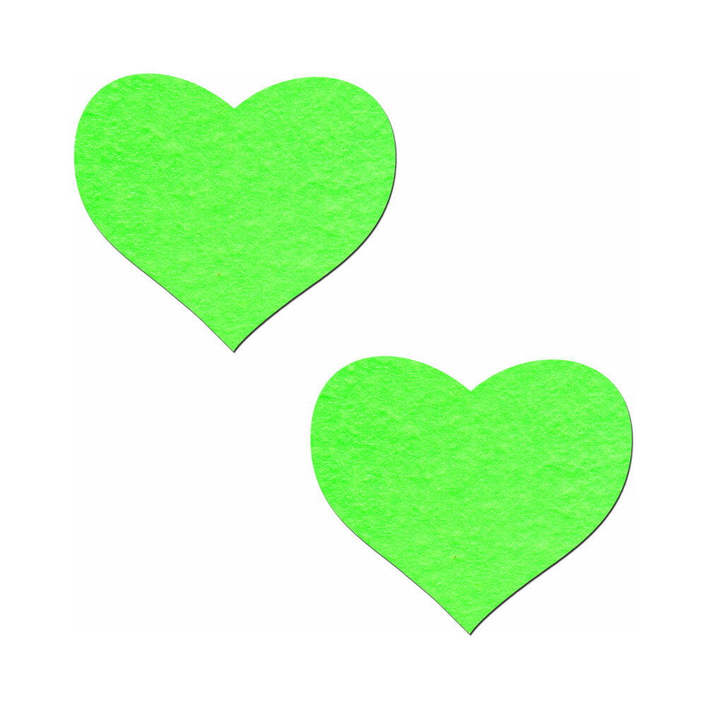 Pastease Heart - Glow in the Dark Green O/S