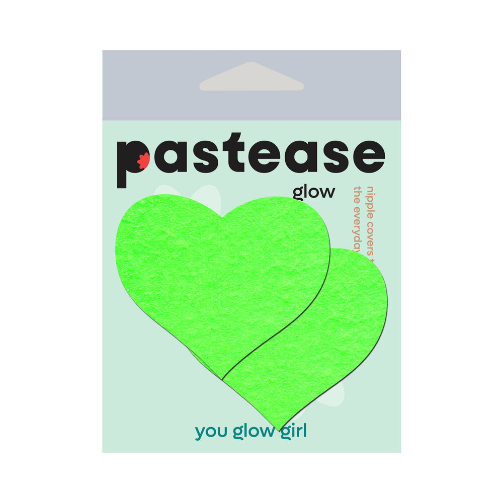 Pastease Heart - Glow in the Dark Green O/S
