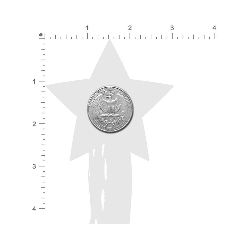 Pastease Glitter Tassle Stars - Silver O/S