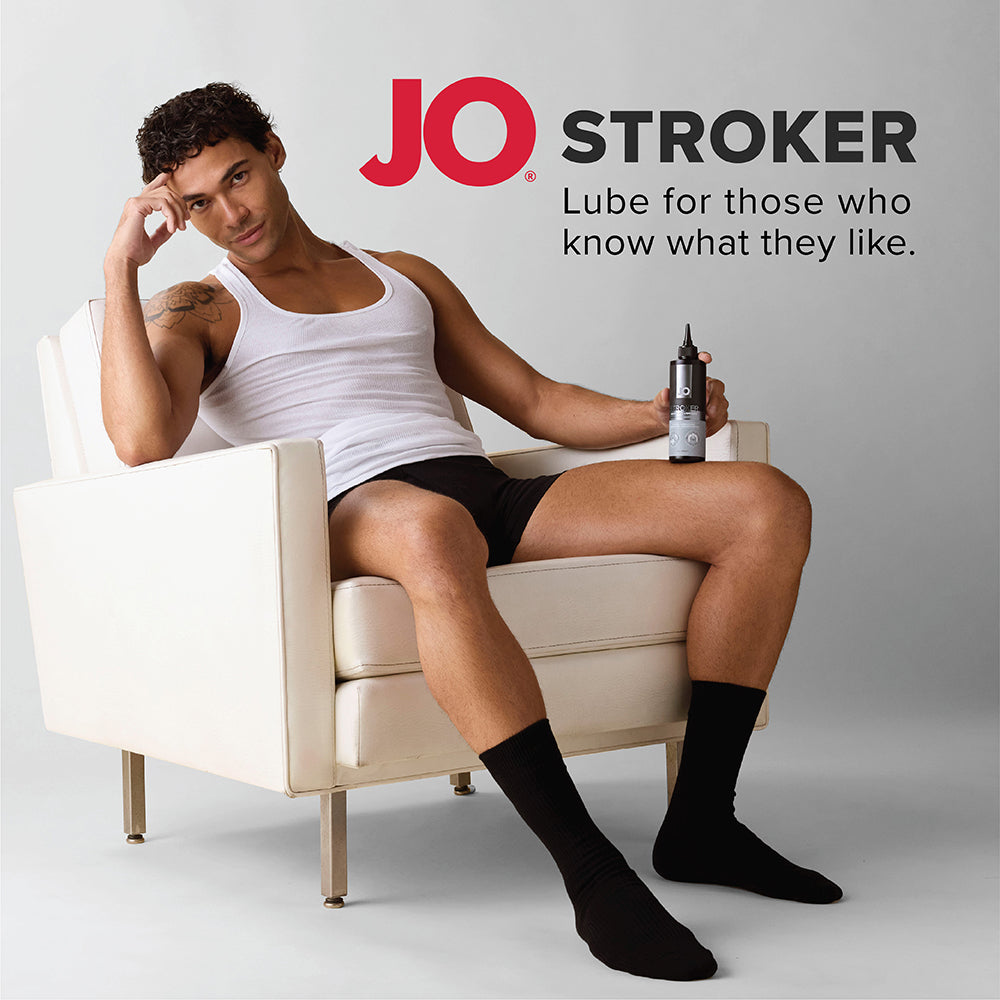 JO Stroker Waterbased Lubricant - 4 oz Bottle