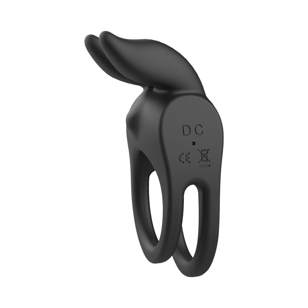 Enhancer Vibrating Rabbit C-Ring - Black
