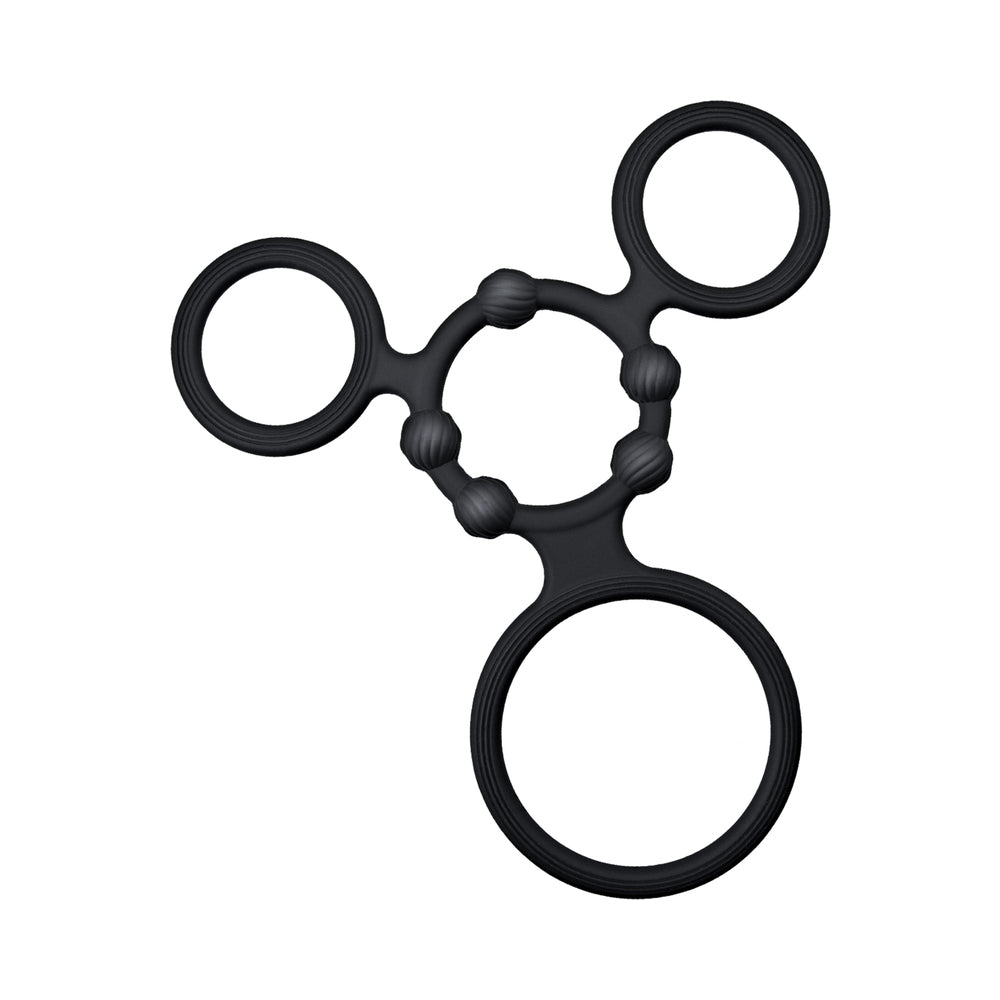 Enhancer Quad Cock Ring - Black
