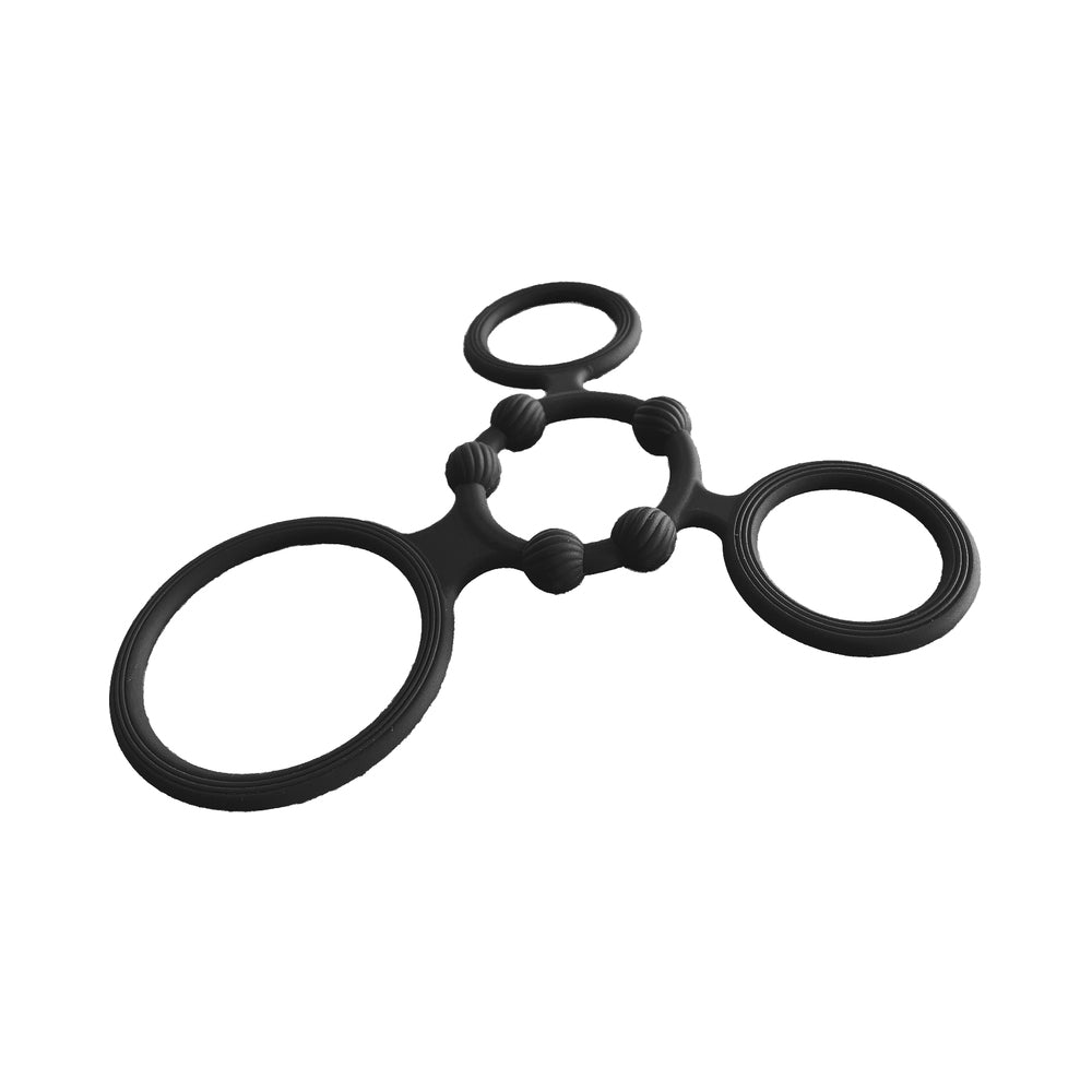 Enhancer Quad Cock Ring - Black
