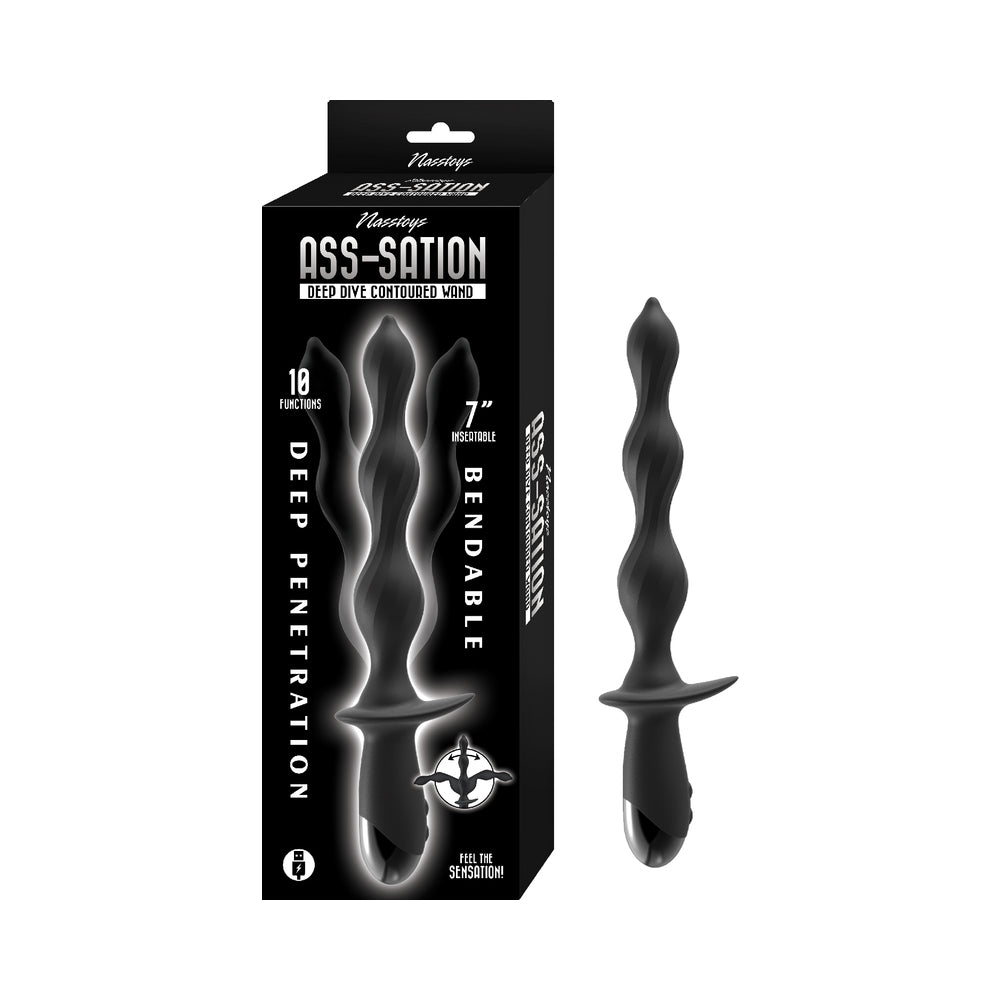 Ass-Station Deep Dive Contoured Wand - Black