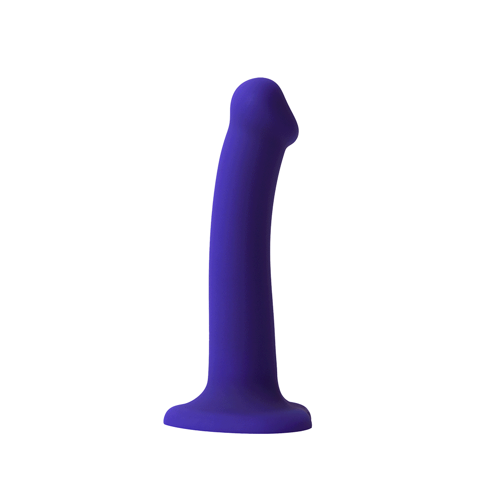 Strap-on-Me Glow-Led Dildo - Purple