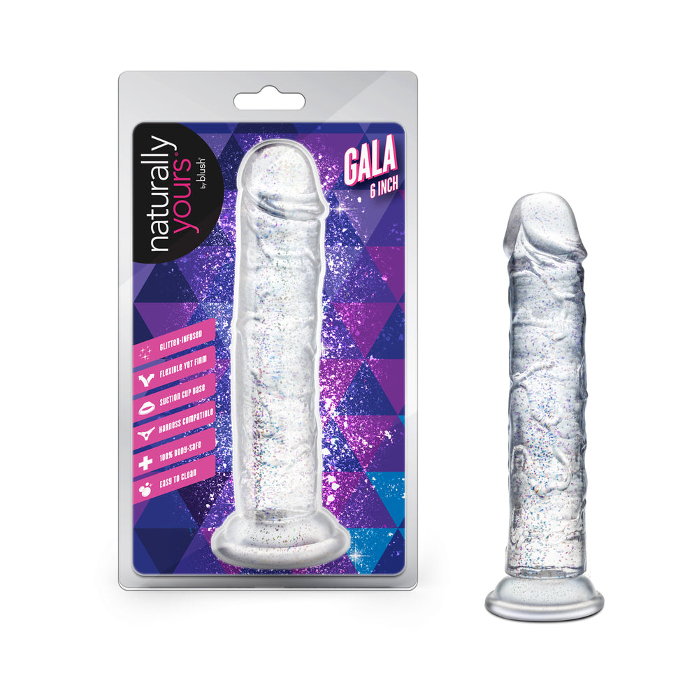 Blush Naturally Yours - Gala - Sparkling Clear Dildo