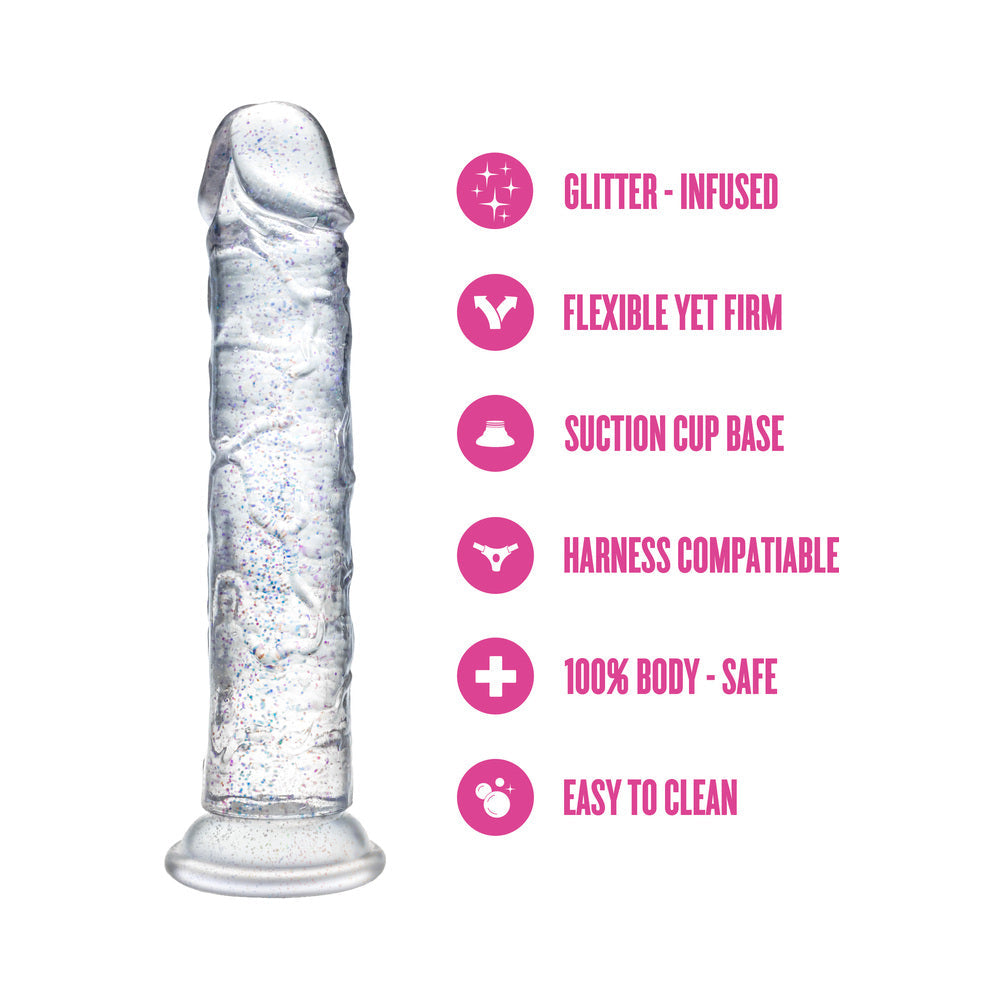 Blush Naturally Yours - Gala - Sparkling Clear Dildo