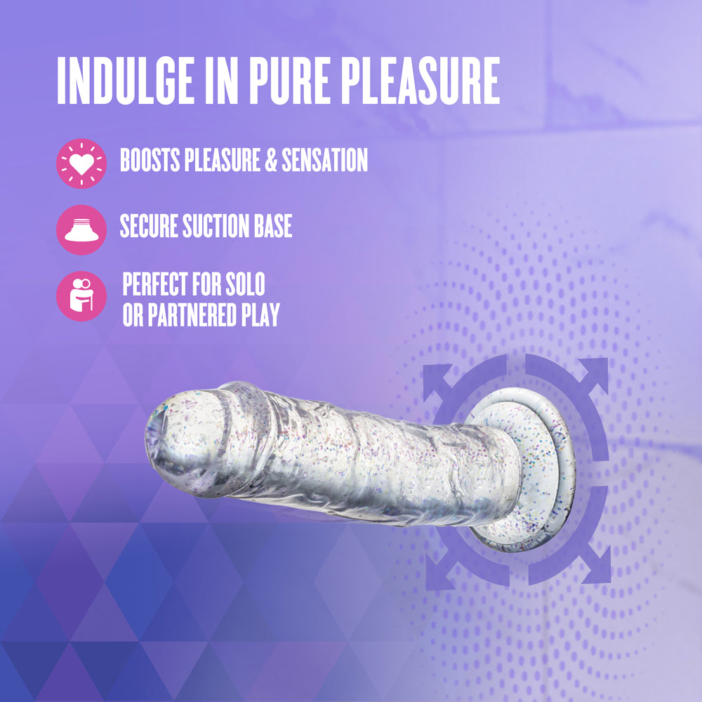 Blush Naturally Yours - Gala - Sparkling Clear Dildo
