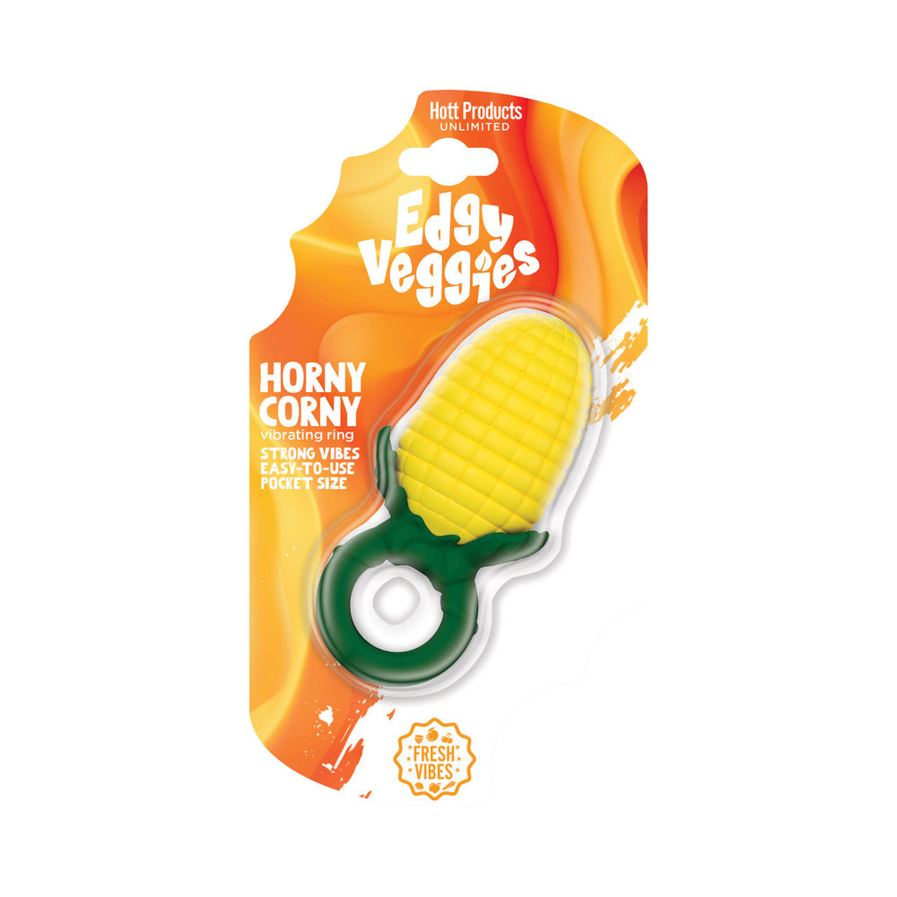 Edgy Veggies Corn Holder Vibe Ring Liquid Silicone - Multi-Speed